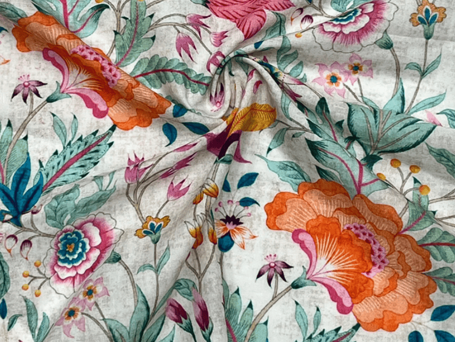 Abstract digital print fabric
